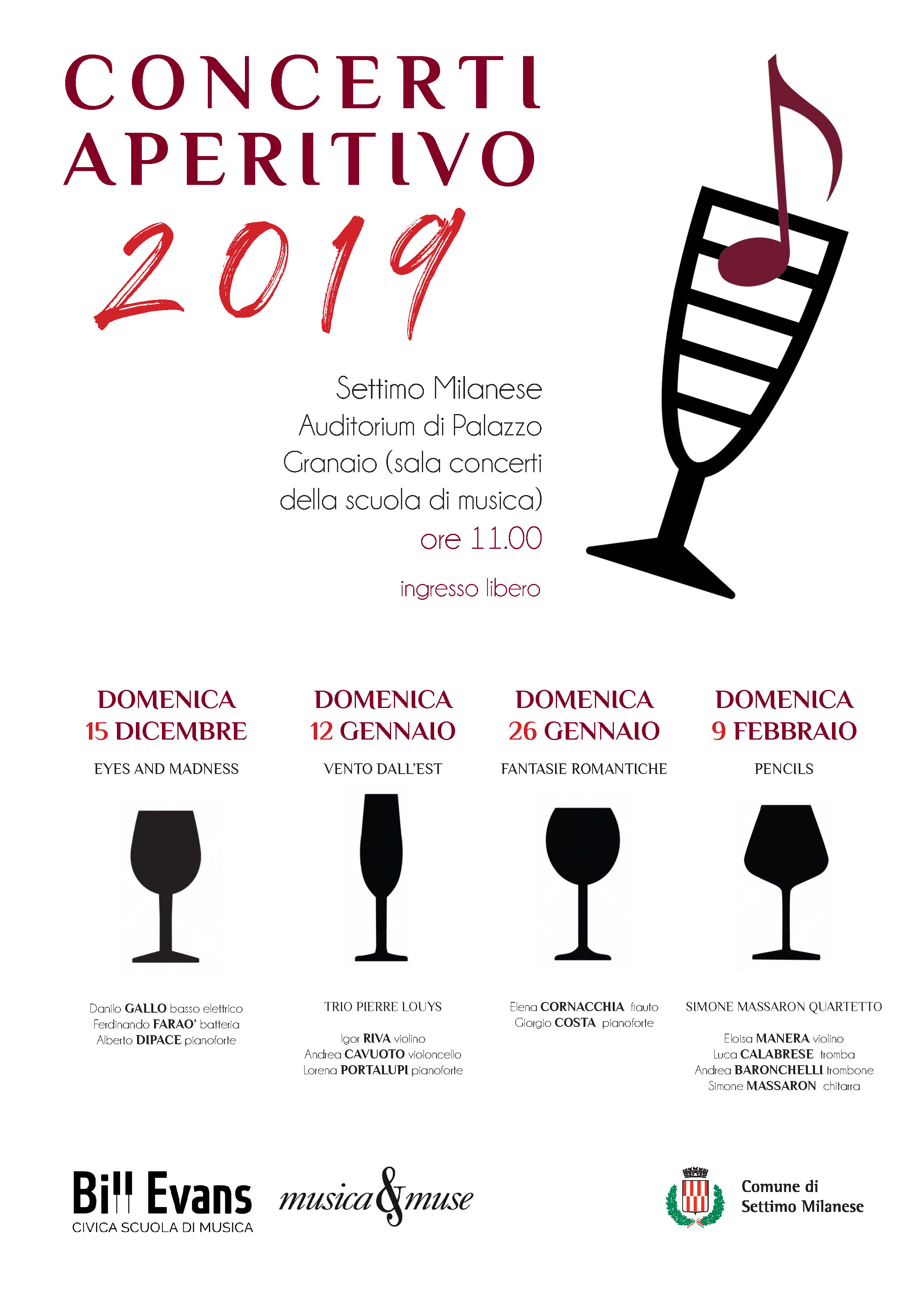 Concerto aperitivo Settimo Milanese 2019